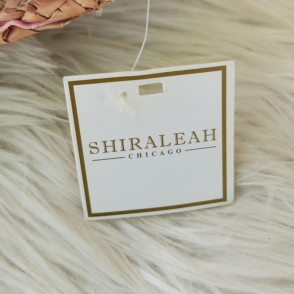 NWT SHIRALEAH FORTUNA STRAW CLUTCH - Picture 6 of 11